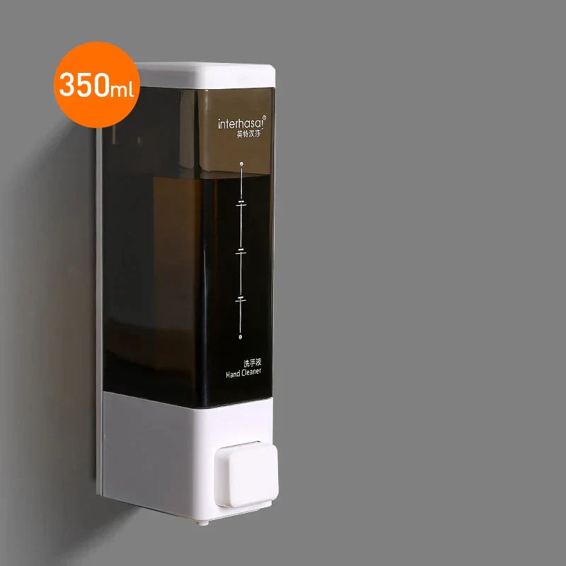 Wall Soap Dispenser Shower Dispenser Chrome Finish Square Liquid Soap Bottle Bathroom Accessories 40869820956777