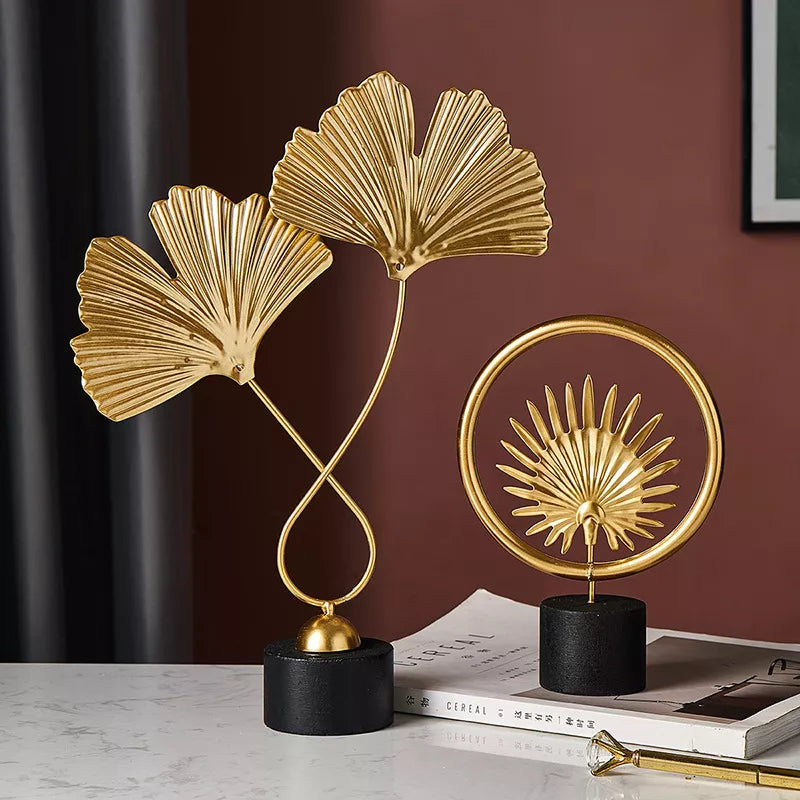 Nordic Gold Ginkgo Leaf Crafts Leaves Sculpture Luxury Decor Home Decoration Accessories Office Nordic Gold Ginkgo Leaf Crafts Leaves Sculpture Luxury Decor Home Decoration Accessories Office