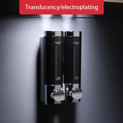 Wall Soap Dispenser Shower Dispenser Chrome Finish Square Liquid Soap Bottle Bathroom Accessories 40869821120617