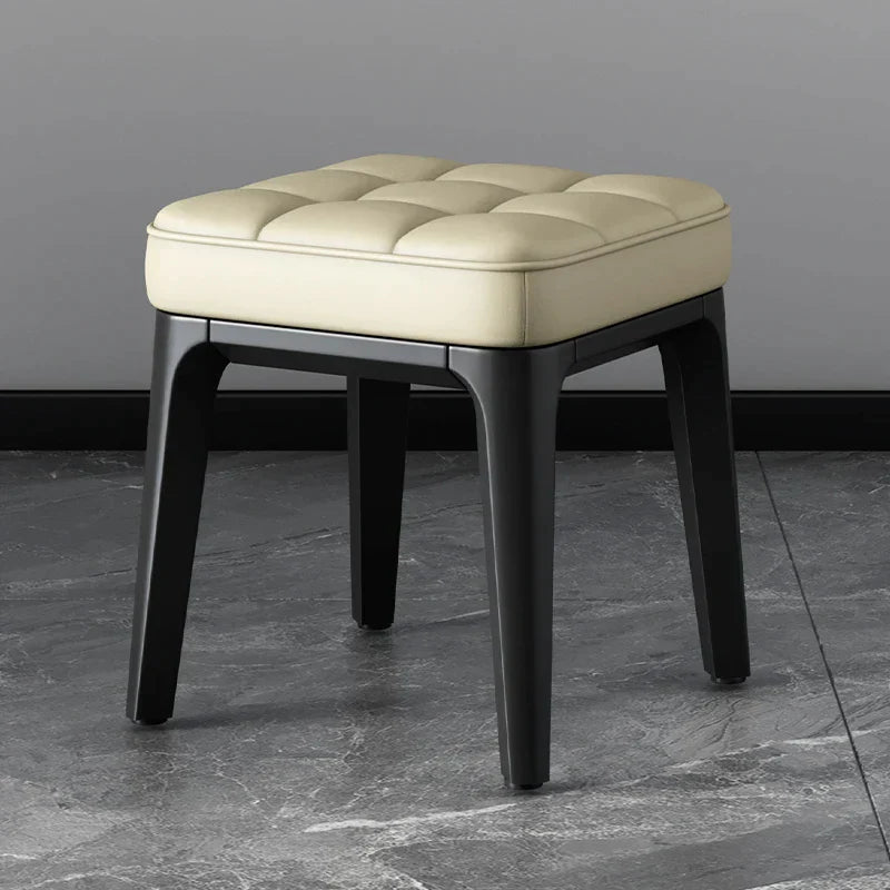 Stool Vanity Small Space Minimalist Hallway Black Stool Leisure Apartment Living Room Furniture 40870520586345