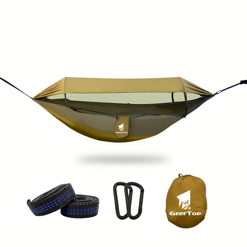 Outdoor Swing Nylon Hammock Tent Durable Anti Mosquito Hanging Hammock Outdoor Furniture 40870715162729