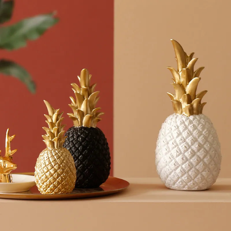 Style Resin Gold Pineapple Home Decor Cabinet Window Display Craft luxurious Table Home Decoration Style Resin Gold Pineapple Home Decor Cabinet Window Display Craft luxurious Table Home Decoration