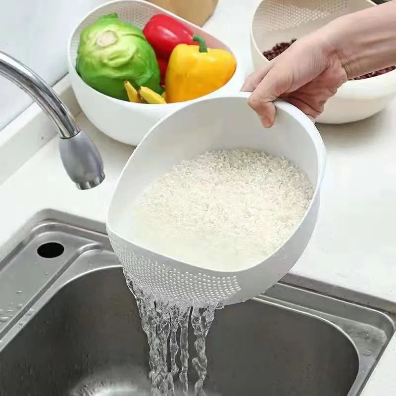 Plastic Colander Kitchen Drain Basket with Handles Rice Bowl Strainer Strainer Basket Sink Drain Kitchen Plastic Colander Kitchen Drain Basket with Handles Rice Bowl Strainer Strainer Basket Sink Drain Kitchen