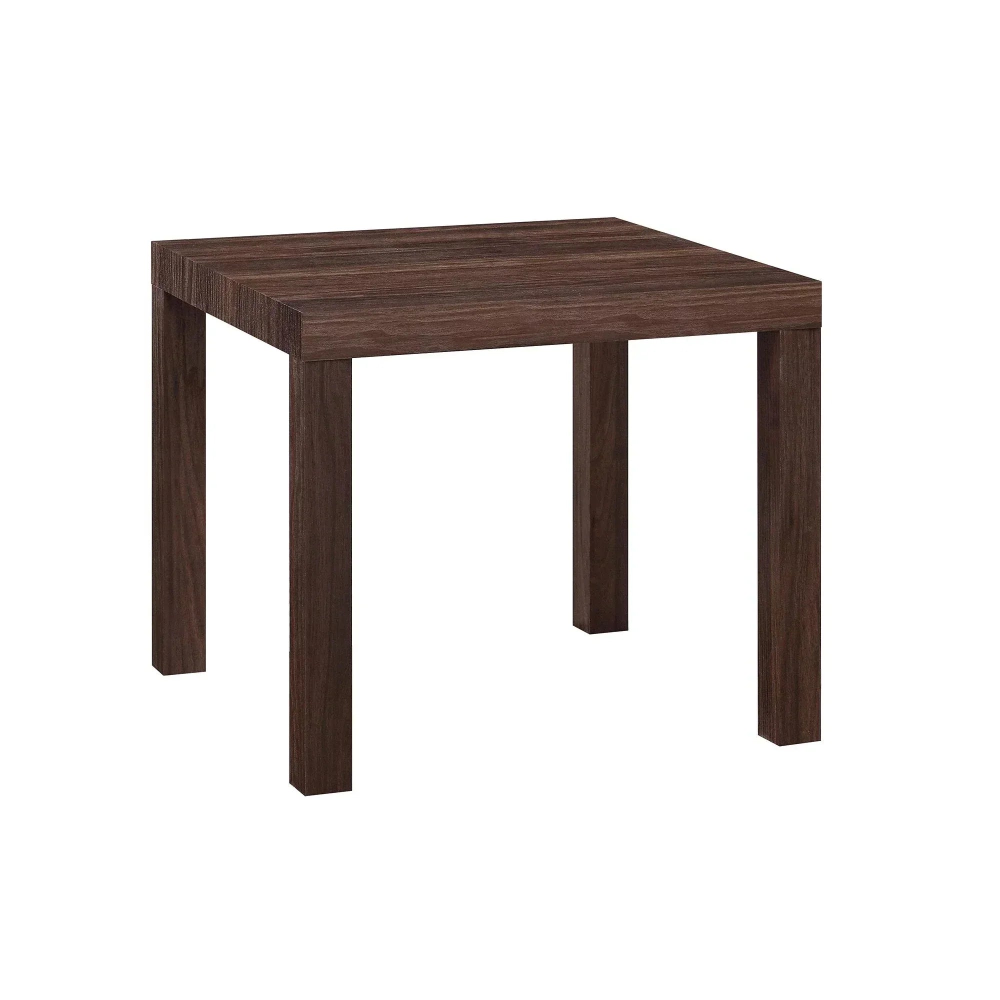 Parsons End Table, White\Black Oak\Canyon Walnut mesa  table side  living room furniture 40870519963753