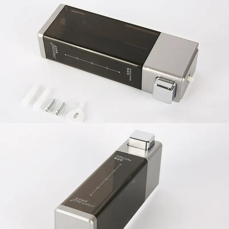 Wall Soap Dispenser Shower Dispenser Chrome Finish Square Liquid Soap Bottle Bathroom Accessories Wall Soap Dispenser Shower Dispenser Chrome Finish Square Liquid Soap Bottle Bathroom Accessories