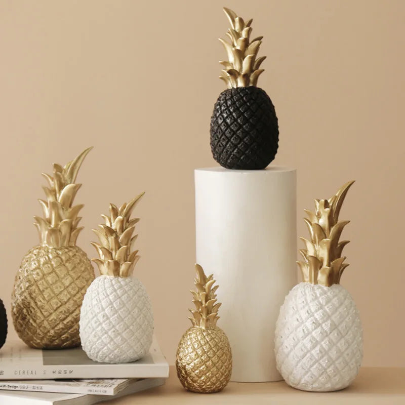 Style Resin Gold Pineapple Home Decor Cabinet Window Display Craft luxurious Table Home Decoration Style Resin Gold Pineapple Home Decor Cabinet Window Display Craft luxurious Table Home Decoration