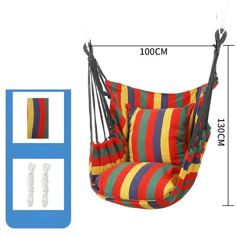 Outdoor Swing Hammock  Outdoor Garden Porch Beach Camping Travel Dormitory Hanging Chair 40870714966121