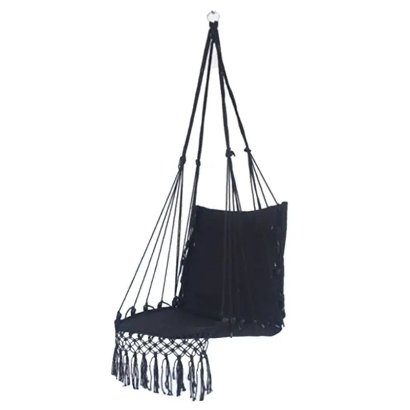 Garden Dormitory Bedroom Beige Knitted Rope Autumn Table Chair Home Decoration Hanging Chair 40870715490409