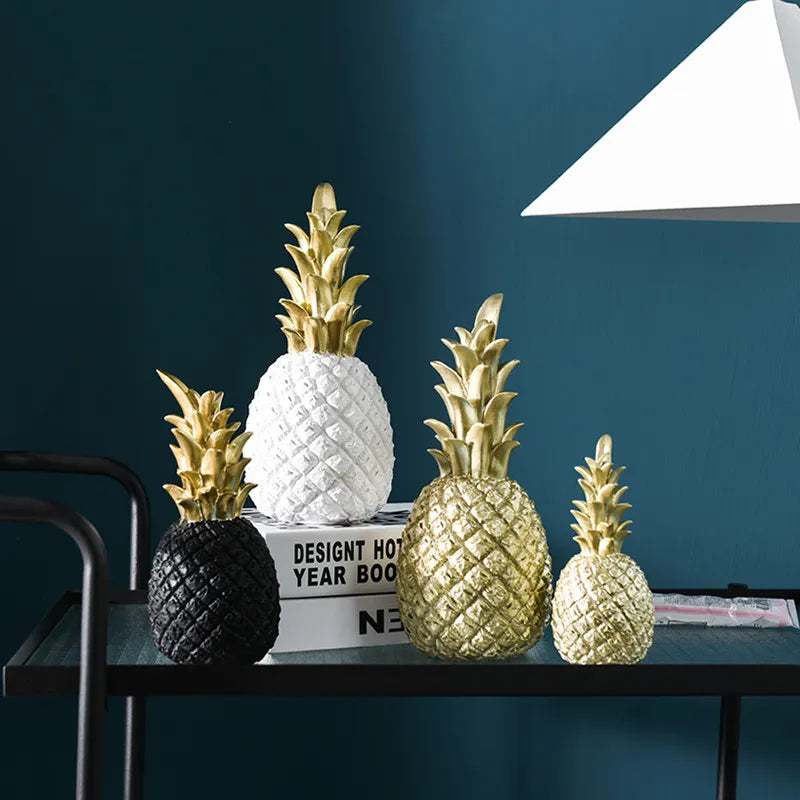 Style Resin Gold Pineapple Home Decor Cabinet Window Display Craft luxurious Table Home Decoration Style Resin Gold Pineapple Home Decor Cabinet Window Display Craft luxurious Table Home Decoration