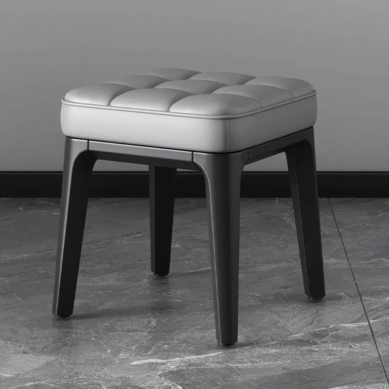 Stool Vanity Small Space Minimalist Hallway Black Stool Leisure Apartment Living Room Furniture 40870520553577