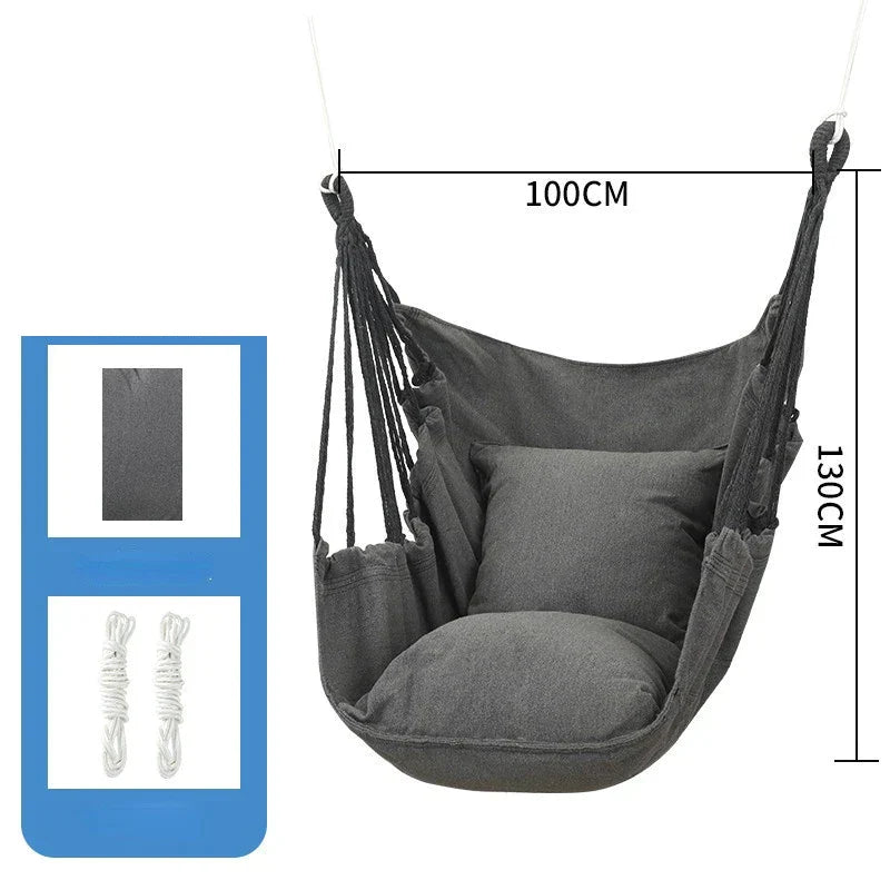 Outdoor Swing Hammock  Outdoor Garden Porch Beach Camping Travel Dormitory Hanging Chair 40870715064425