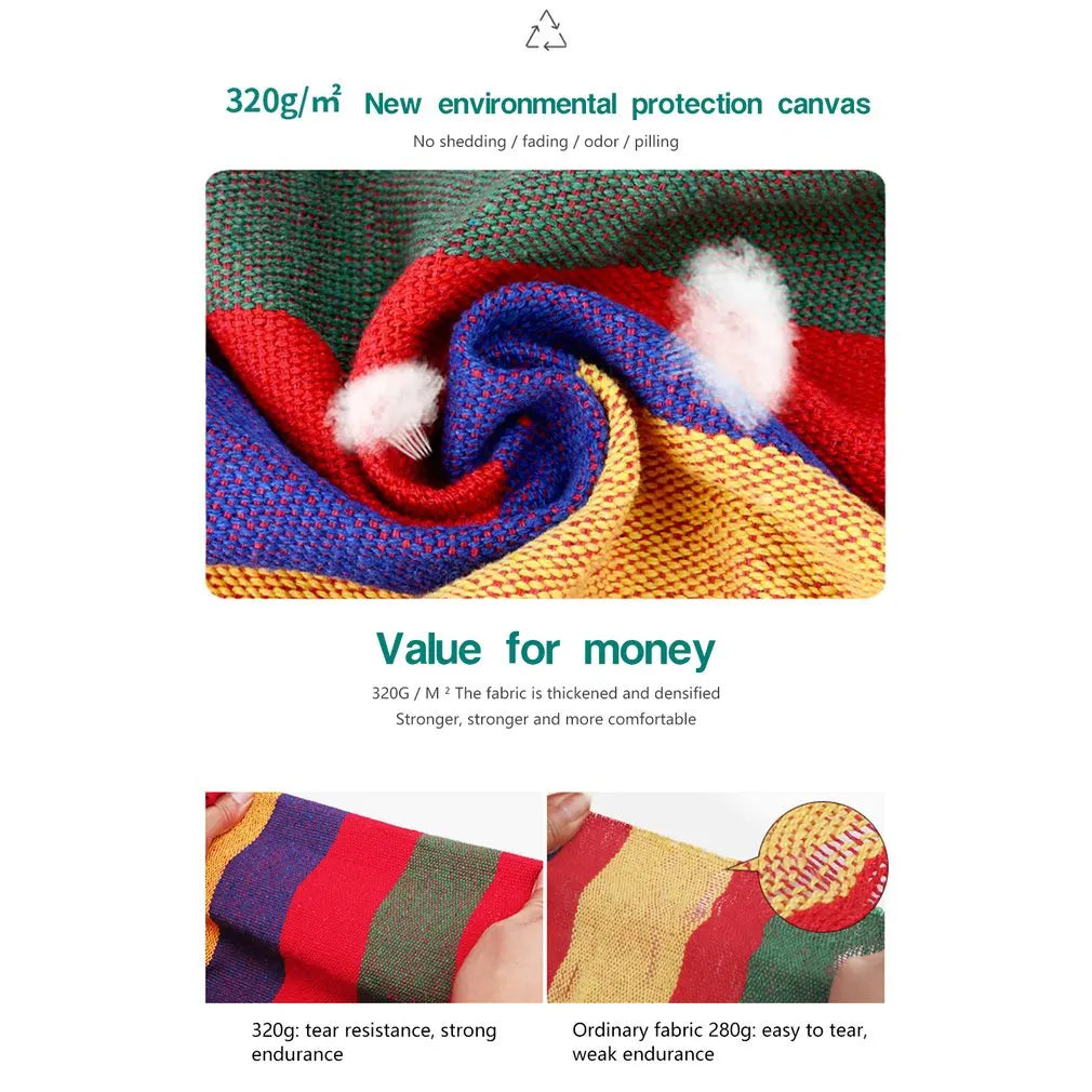 Outdoor Swing Hammock  Outdoor Garden Porch Beach Camping Travel Dormitory Hanging Chair Outdoor Swing Hammock  Outdoor Garden Porch Beach Camping Travel Dormitory Hanging Chair