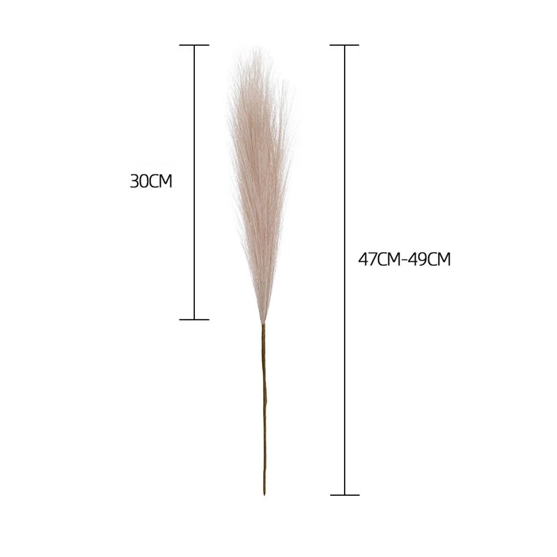 Pampas Grass Decor Flower Plant Reed Simulated Wedding Party Christmas Home Decor Artificial Flower Pampas Grass Decor Flower Plant Reed Simulated Wedding Party Christmas Home Decor Artificial Flower