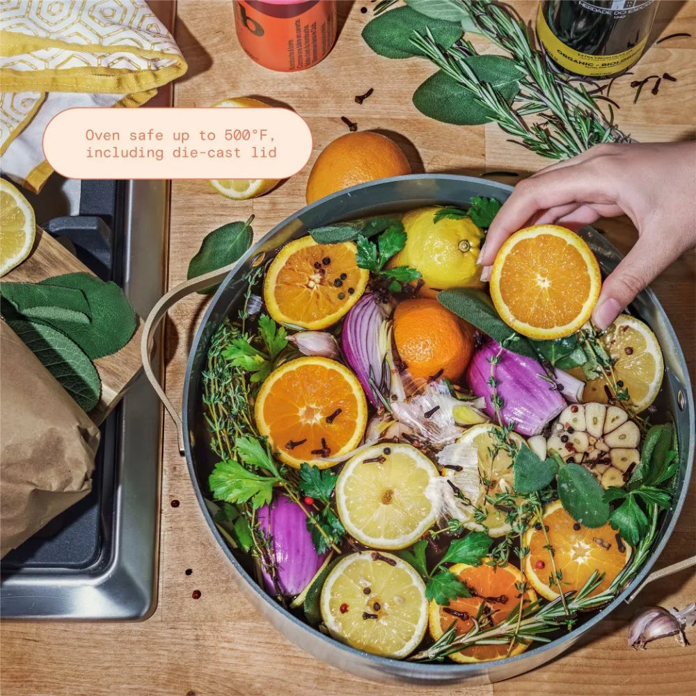 Saucepan 8 Quart Stock Pot Cookware Sesame Drew Dutch Oven Cooking Kitchen Dining Saucepan 8 Quart Stock Pot Cookware Sesame Drew Dutch Oven Cooking Kitchen Dining