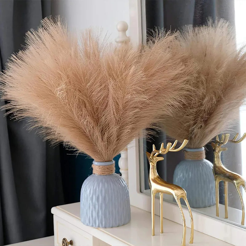Artificial Fluffy Pampas Grass Bouquet Wedding Party Decoration Flowers Room Home Decor Flower Artificial Fluffy Pampas Grass Bouquet Wedding Party Decoration Flowers Room Home Decor Flower